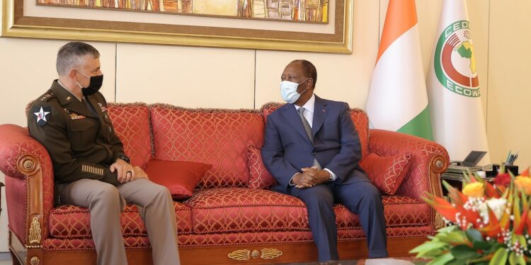 Contribution à la stabilité de l’Afrique de l’ouest: L’Africom recueille l’avis du président Ouattara