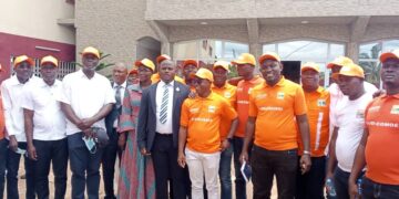Yamoussoukro:Les Coordonnateurs Ujrhdp célèbrent le plus jeune sénateur