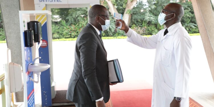 Les images du conseil des ministres du mercredi 08 septembre 2021 au palais présidentiel au Plateau à Abidjan.