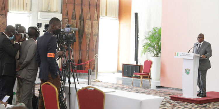 Les images du conseil des ministres du mercredi 08 septembre 2021 au palais présidentiel au Plateau à Abidjan.