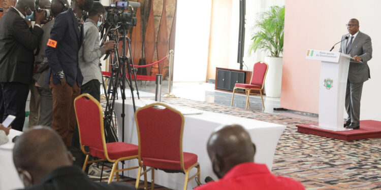 Les images du conseil des ministres du mercredi 08 septembre 2021 au palais présidentiel au Plateau à Abidjan.