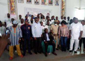 Katiola: Le président de la Jeunesse communale investi