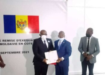 L’Exéquatur remis à Diarra Mahamadou, nouveau consul honoraire de Moldavie en Côte d’Ivoire