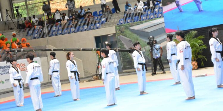 Cérémonie d’inauguration du centre sportif culturel et des Tics Ivoiro-coreen Alassane Ouattara en images