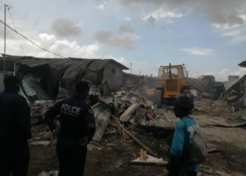 Marcory : libération des emprises du canal d&rsquo;Anoumabo et Aliodan