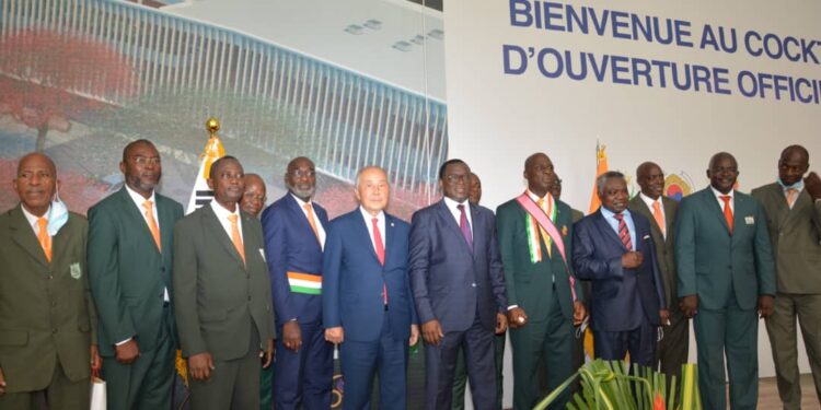 Cérémonie d’inauguration du centre sportif culturel et des Tics Ivoiro-coreen Alassane Ouattara en images