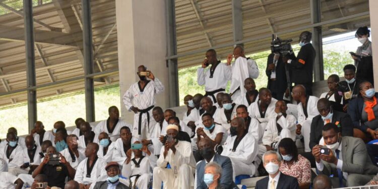 Cérémonie d’inauguration du centre sportif culturel et des Tics Ivoiro-coreen Alassane Ouattara en images