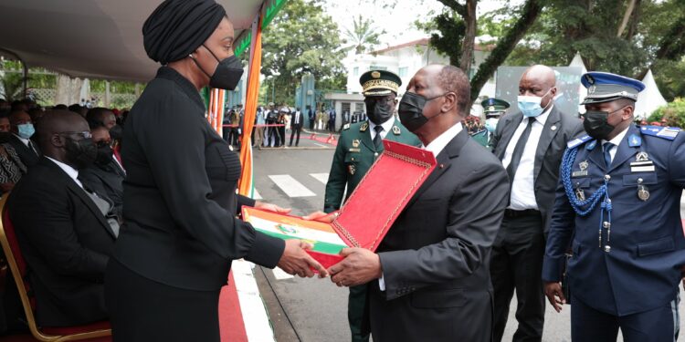 Les images de l’hommage national à l’ex-Premier ministre Charles Konan Banny jeudi 07 octobre à la primature