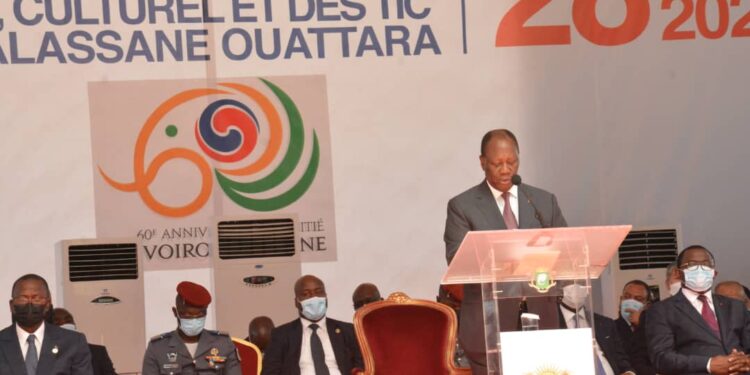 Cérémonie d’inauguration du centre sportif culturel et des Tics Ivoiro-coreen Alassane Ouattara en images