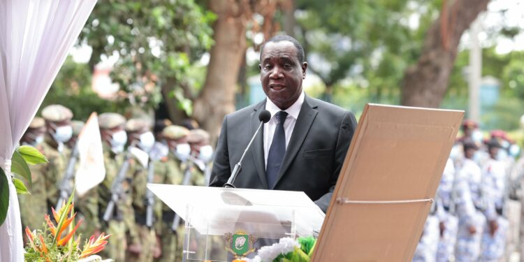 Les images de l’hommage national à l’ex-Premier ministre Charles Konan Banny jeudi 07 octobre à la primature