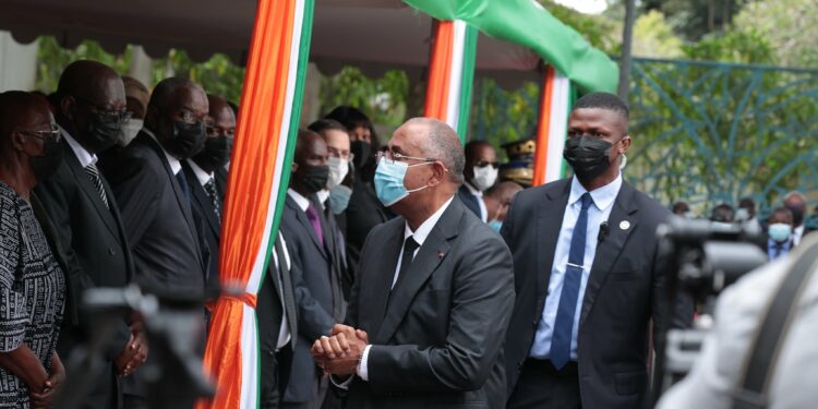 Les images de l’hommage national à l’ex-Premier ministre Charles Konan Banny jeudi 07 octobre à la primature