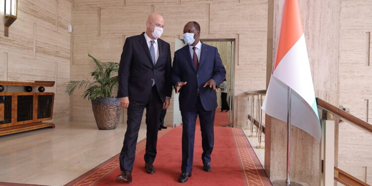 Photos de l’entretien du Président Alassane Ouattara, avec le Pdg du groupe ENI