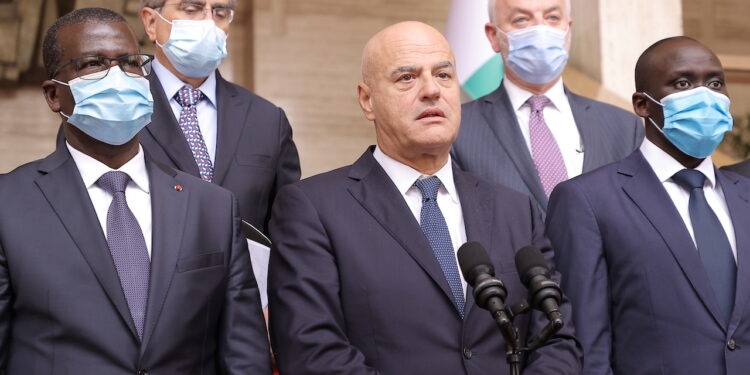 Photos de l’entretien du Président Alassane Ouattara, avec le Pdg du groupe ENI