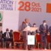 Allocution de SEM Alassane Ouattara à la cérémonie d’inauguration du centre sportif culturel et des Tics Ivoiro-coreen Alassane Ouattara