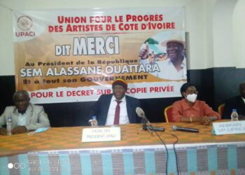 Signature de la copie privée : l&rsquo;Union pour le progrès des artistes dit merci au président Ouattara