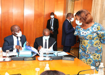 Les images du conseil des ministres du mercredi 20/10/2021 au Palais présidentiel d&rsquo;Abidjan Plateau.