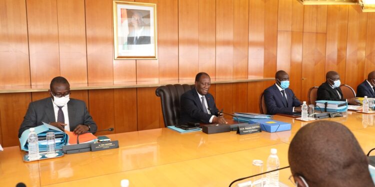 Les images du conseil des ministres du mercredi 20/10/2021 au Palais présidentiel d’Abidjan Plateau.