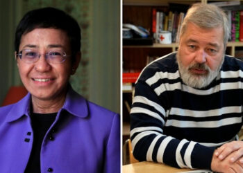 Prix Nobel de la Paix: 2 journalistes récompensés