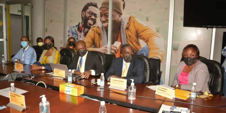 Cérémonie de signature entre Quipux Afrique et MTN Cote d’Ivoire