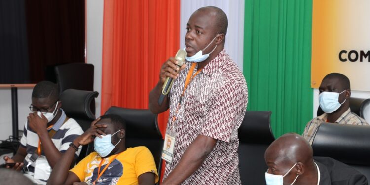 Les images de la conférence de presse du président de la CEI Ibrahime Coulibaly-Kuibiert le jeudi 18 novembre au siège de l’institution sise II-Plateaux à Abidjan