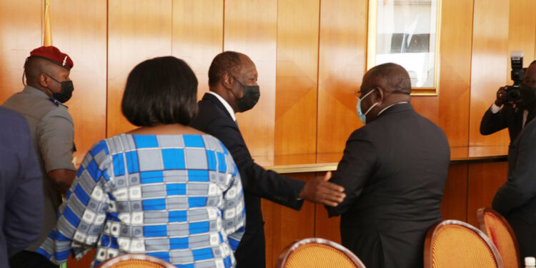 Les images du conseil des ministres du mercredi 15 décembre 2021 au palais présidentiel au Plateau-Abidjan.