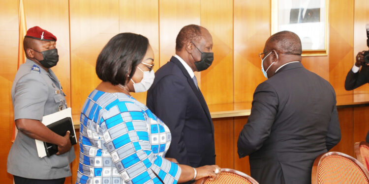 Les images du conseil des ministres du mercredi 15 décembre 2021 au palais présidentiel au Plateau-Abidjan.