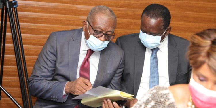 Les images du lancement du 5e dialogue entre les partis politiques et le gouvernement en présence du Premier ministre Patrick Achi à la Primature au Plateau.