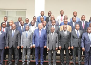 Les images du lancement du 5e dialogue entre les partis politiques et le gouvernement en présence du Premier ministre Patrick Achi à la Primature au Plateau.