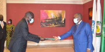Côte d’Ivoire- Guinée-Bissau : L’ambassadeur Touré Sékou a présenté ses lettres de créance.