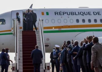 Le président Ouattara au Gabon pour une visite d’Amitié et de travail