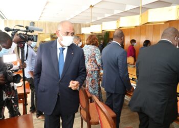 Les images du conseil des ministres du mercredi 05 janvier 2022 au palais présidentiel à Abidjan Plateau.