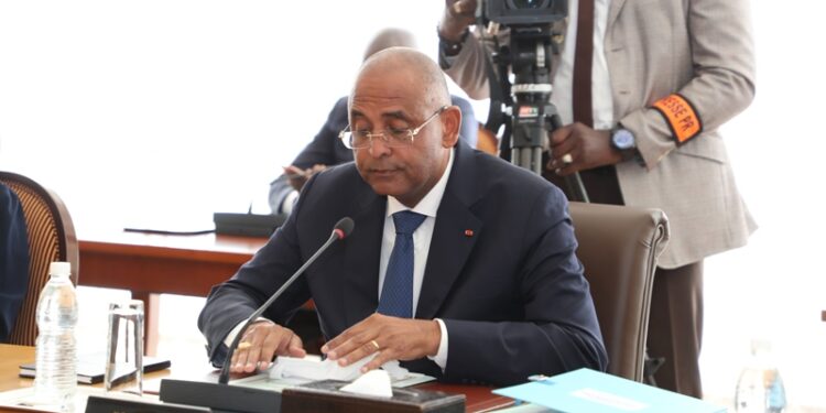 Les images du conseil des ministres du mercredi 05 janvier 2022 au palais présidentiel à Abidjan Plateau.
