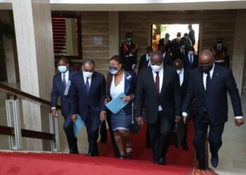 Les images du conseil des ministres du mercredi 05 janvier 2022 au palais présidentiel à Abidjan Plateau.