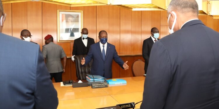 L’album photos du conseil des ministres du mercredi 19 janvier 2022 au Palais présidentiel à Abidjan Plateau