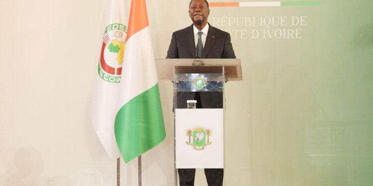 Les images de la cérémonie de présentation des vœux de nouvel an au président Alassane Ouattara au palais présidentiel, mercredi 02 février