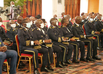 Les images de la cérémonie de présentation des vœux de nouvel an au président Alassane Ouattara au palais présidentiel, mercredi 02 février