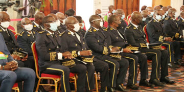 Les images de la cérémonie de présentation des vœux de nouvel an au président Alassane Ouattara au palais présidentiel, mercredi 02 février