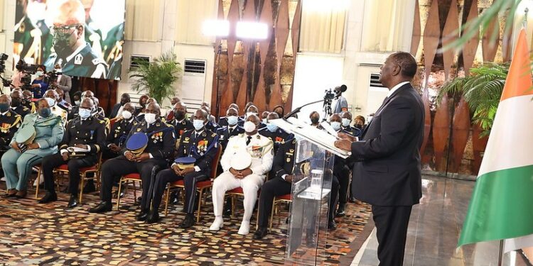 Allocution de SEM Alassane Ouattara à l’occasion de la présentation des vœux aux armées