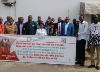 Droits de l&rsquo;Homme: La CADHA et le CICR renforcent les capacités des Forces armées et de sécurité