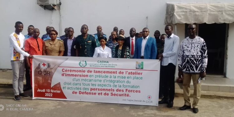 Droits de l’Homme: La CADHA et le CICR renforcent les capacités des Forces armées et de sécurité