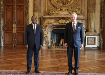 Le Président Ouattara reçu par Sa Majesté Philippe de Belgique, Roi des Belges.