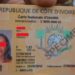 Côte d’Ivoire : la validité des CNI produites en 2009 expire ce 31 mars 2022 (gouvernement)