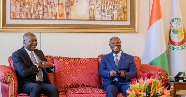 Reçu par Ouattara, Mabri réitère sa volonté de contribuer à la préservation du climat de paix