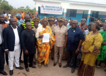 Tiébissou : le village de Propronou reçoit les clés de son nouveau centre de sante