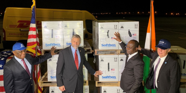 Lutte contre la COVID : Les USA offrent 10 milliards Fcfa supplémentaires à la Côte d’Ivoire 