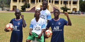 Action sociale et promotion du foot français: La Ligue 1 Ubert Eats forme les orphelins de Bingerville