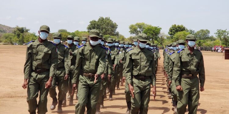 Séguela: 984 soldats présentés au Drapeau