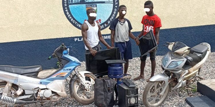 Soubré/insécurité: La police interpelle un gang écumeur de domiciles