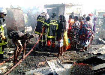 Yamoussoukro: Le grand marché a encore brûlé