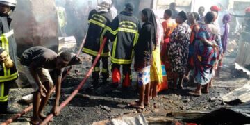 Yamoussoukro: Le grand marché a encore brûlé